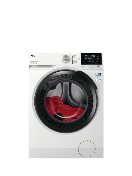 AEG OUTLET 7000 LWR7195M4B Freestanding Washer Dryer 9/5kg Load, 1400rpm Spin, Like New, White, White
