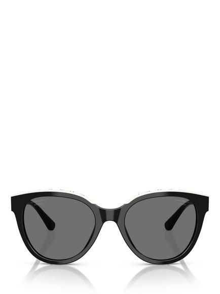 CHANEL Cat Eye Sunglasses CH5414, Black - view 2, Black