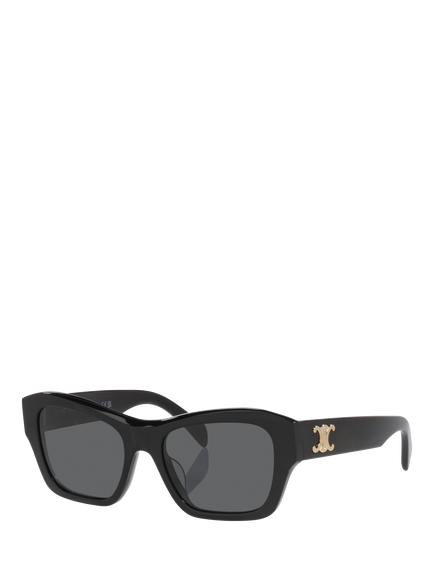 Celine CL000619 Women's Butterfly Sunglasses, Black/Grey, Black/Grey