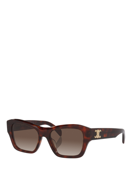 Celine CL000619 Women's Butterfly Sunglasses, Tortoise/Brown Gradient, Tortoise/Brown Gradient