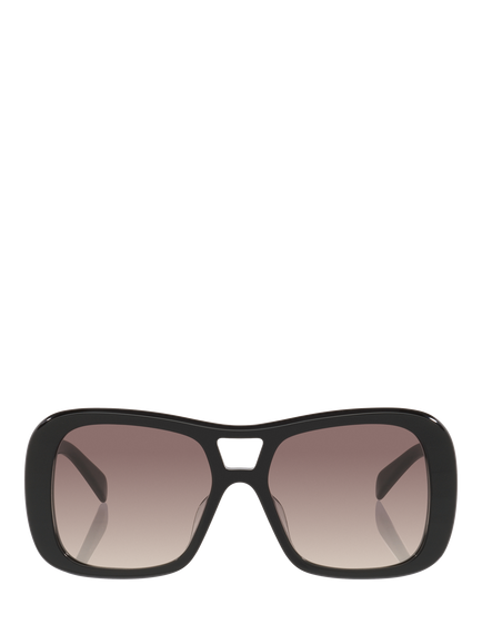 Celine CL000620 Women's Square Sunglasses - view 2, Black/Brown Gradient