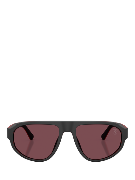 Scuderia Ferrari FZ6027U Men's Sunglasses, Black/Red - view 2, Black/Red