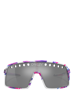 Oakley OO9406 Men's Rectangular Sunglasses, Kokoro/Mirror Grey - view 2, Kokoro/Mirror Grey