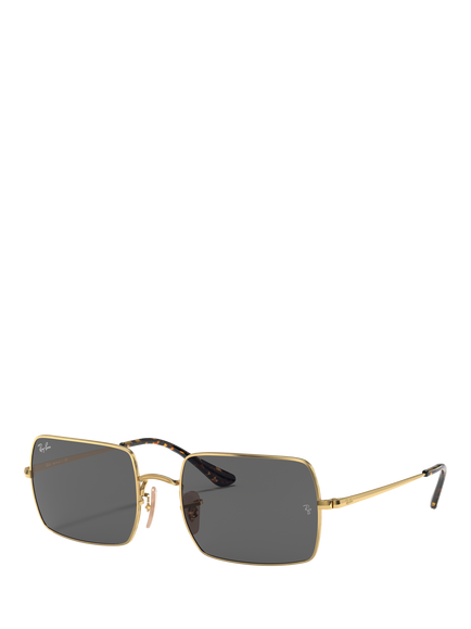 Ray-Ban RB1969 Men's Rectangular Sunglasses, Arista Gold/Grey, Arista Gold/Grey