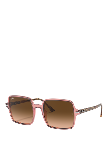 Ray-Ban RB1973 Unisex Round Sunglasses, Transparent Pink, Transparent Pink