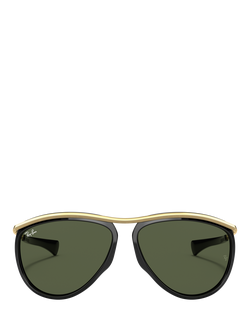 Ray-Ban RB2219 Unisex Oval Sunglasses, Black - view 2, Black