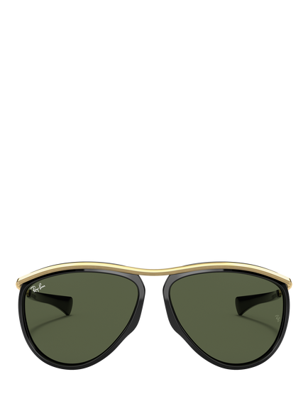 Ray-Ban RB2219 Unisex Oval Sunglasses, Black - view 2, Black