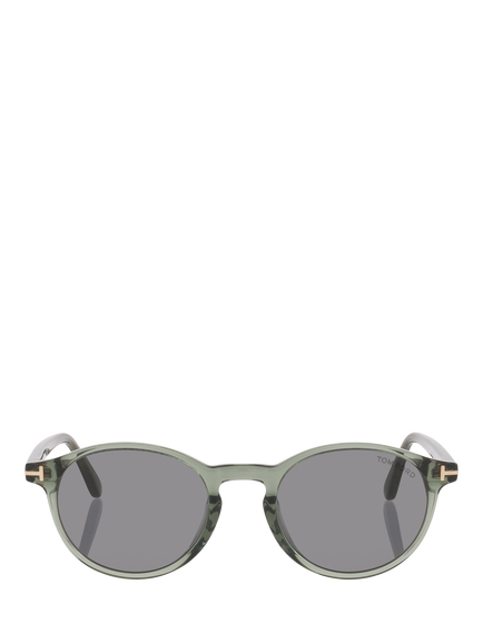 TOM FORD TR002341 Women's Round Sunglasses, Green Light - view 2, Green Light