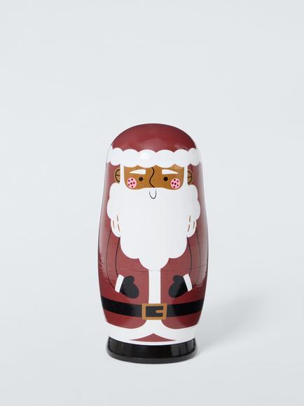 John Lewis Santa Stacking Doll, Set of 6, Multi, Multi