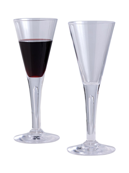 Dartington Crystal Sharon Wine Glass, Set of 2, 170ml, Clear - view 2, Clear
