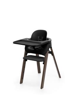 Stokke Steps Highchair, Black/Warm Brown, Black / Warm Brown