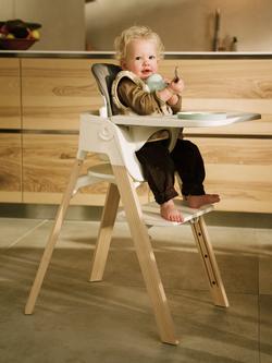 Stokke Steps Highchair, White/Natural - view 2, White / Natural