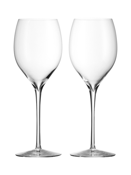 Waterford Crystal Elegance Chardonnay Wine Glass, Set of 2, 370ml, Clear, Clear