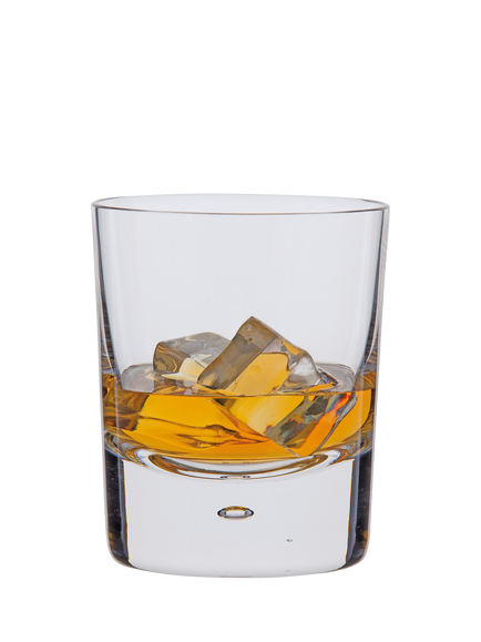 Dartington Crystal Exmoor Double Old Fashioned Whiskey Glass, 300ml, Clear, Clear