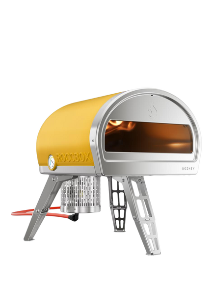 Gozney Roccbox Portable Gas Pizza Oven & Pizza Peel, Yellow, Yellow