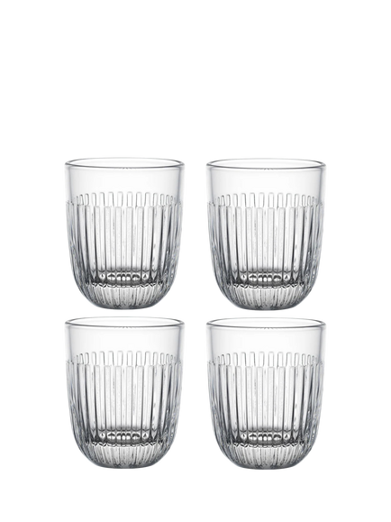 La Rochère Ouessant Glass Tumblers, Set of 4, 260ml, Clear, Clear