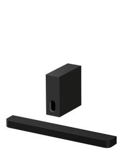 Sony Bravia Theatre Bar 7 + S HT-A7100KIT Wi-Fi Bluetooth All-In-One Soundbar with 360 Spatial Sound Mapping, Dolby Atmos, DTS:X, & Wireless Subwoofer, Black, Black