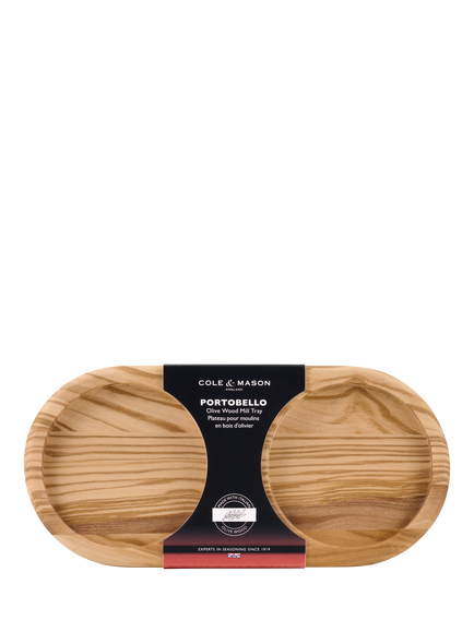 Cole & Mason Portobello Olive Wood Mill Tray - view 2, Wood