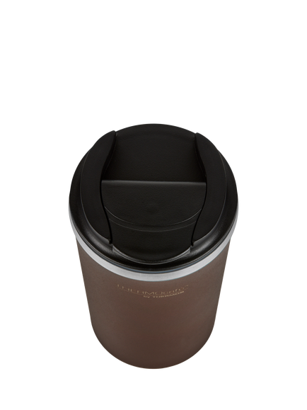 Thermos Thermocafe Insulated Stainless Steel Travel Mug, 340ml, Chocolate - view 2, Chocolate