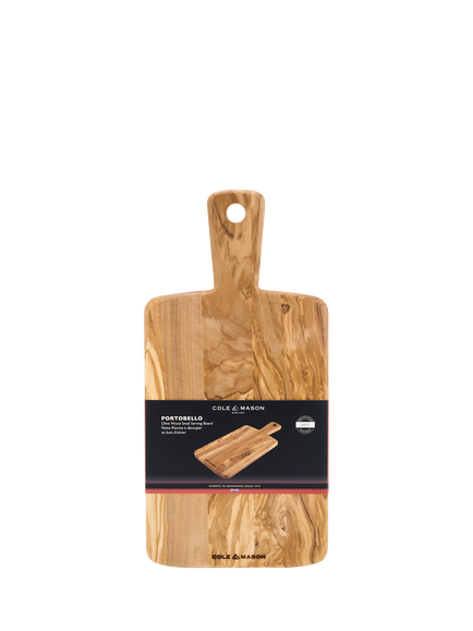 Cole & Mason Portobello Olive Wood Serving Board, Small - view 2, Wood