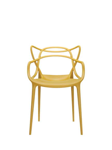 Kartell OUTLET Philippe Starck for Kartell Masters Chair, Like New, Mustard, Mustard
