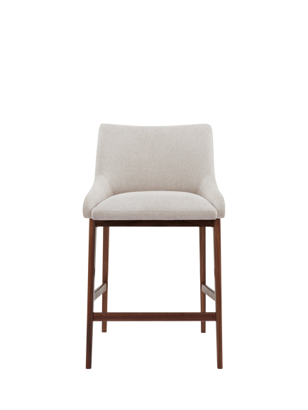 John Lewis OUTLET Cara Bar Stool, Like New, Natural/American Black Walnut, Mid Brown