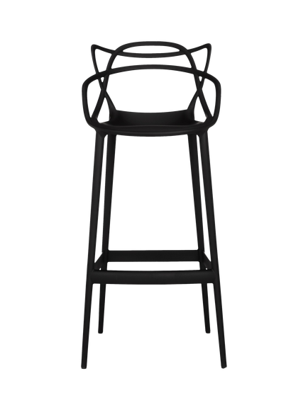 Kartell OUTLET  Philippe Starck for Kartell Masters Bar Stool, Like New, Black, Black