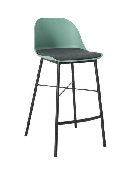 John Lewis OUTLET Whistler Bar Stool, Like New, Dusty Green, Dusty Green