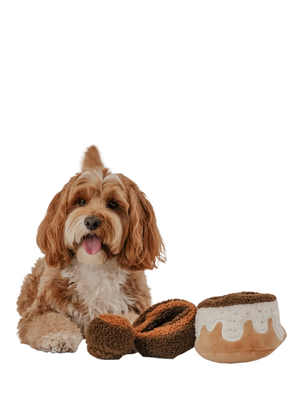 By Teddy Cinnamon Roll Dog Toy - view 2, Multi Multi