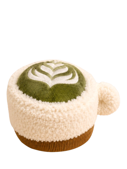 By Teddy Cherry Matcha Latte Dog Toy, Multi Multi