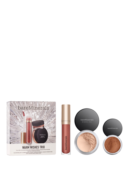 bareMinerals Warm Wishes Trio Holiday Makeup Gift Set, 
