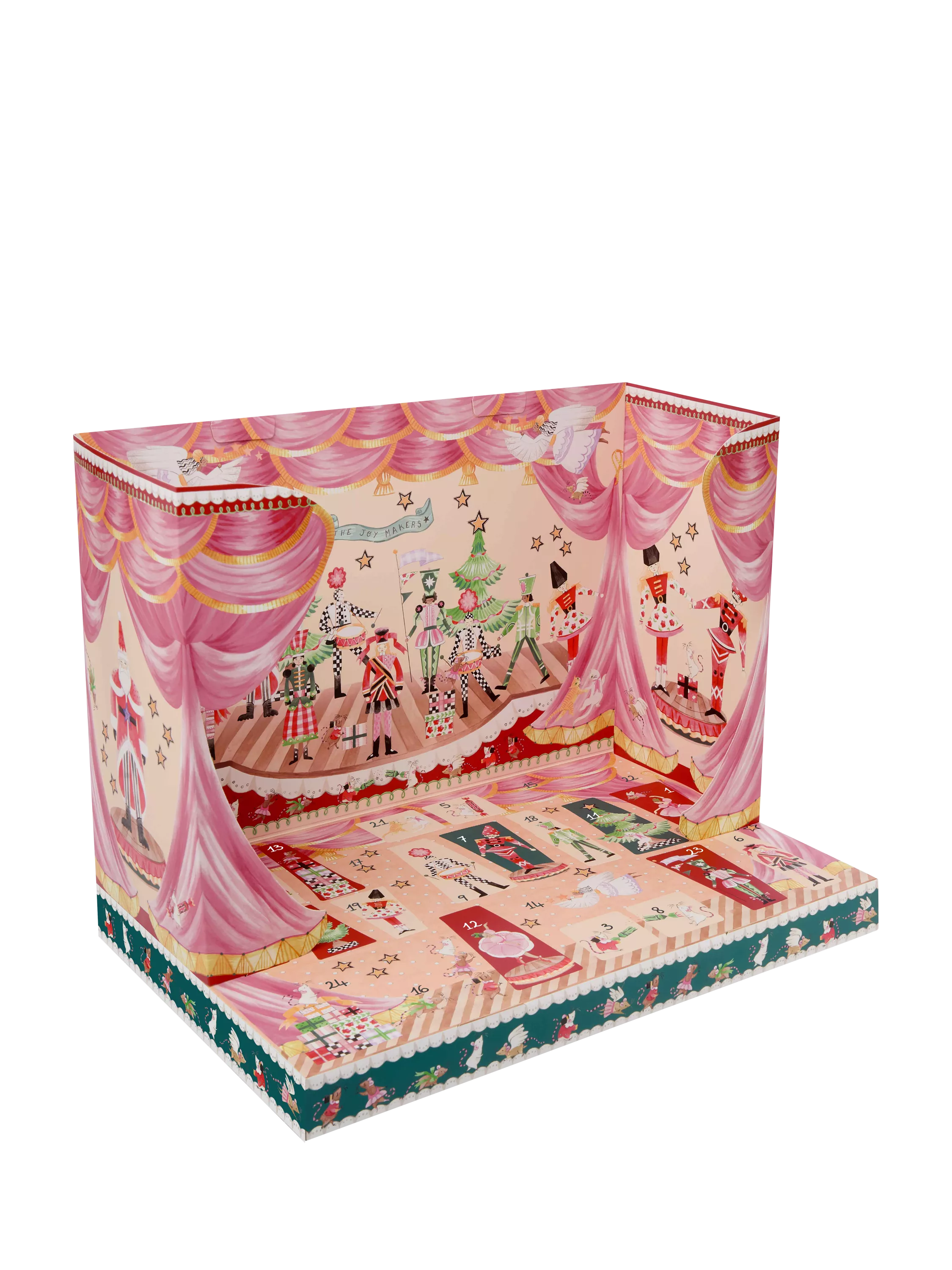 The Cath Kidston Nutcracker Theatre 2026 calendar opened into its stage