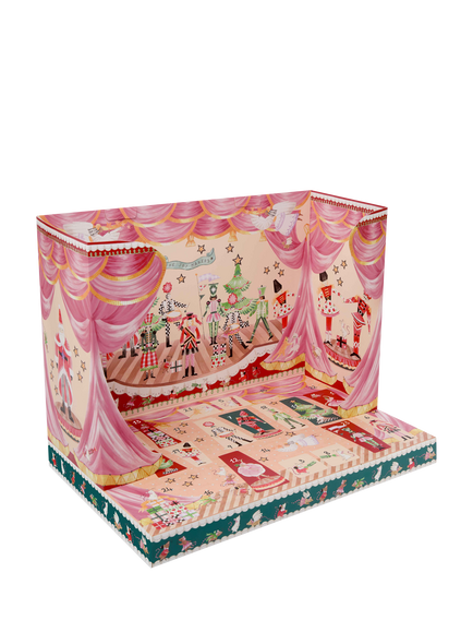 Cath Kidston Nutcracker Theatre Bath and Beauty Advent Calendar - view 2, Pink Multi