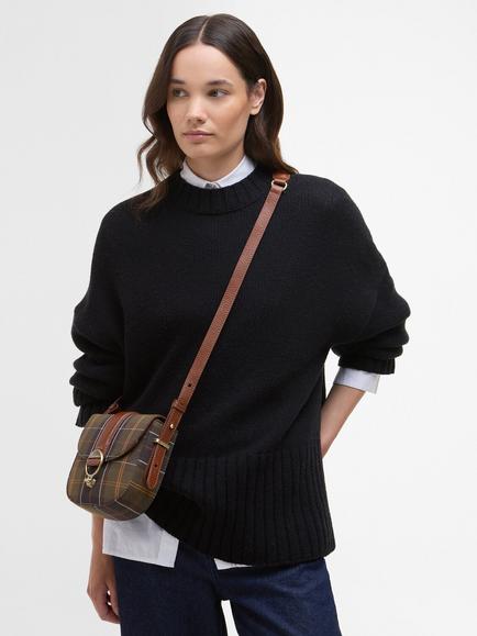Barbour Elm Cross Body Bag, Classic Tartan - view 2, Classic Tartan