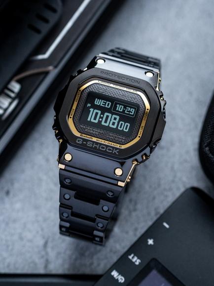 Casio G-SHK BZ5000 Men's G-SHOCK Origin Series Solar Digital Watch, Black - view 2, Black