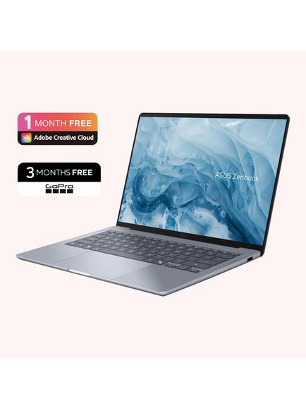 ASUS ZenBook 14 Laptop Copilot+ PC, Intel Core Ultra 9 Processor, 16GB RAM, 512GB SSD, 14” Full HD OLED, Blue - view 2, Blue