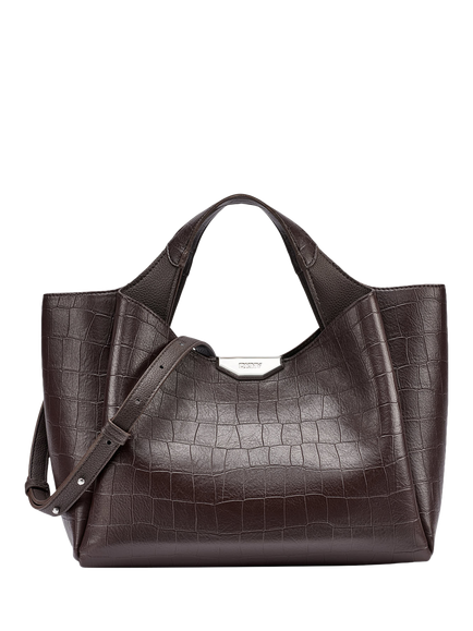 DKNY Willa Satchel Bag, Coffee Bean, Coffee Bean