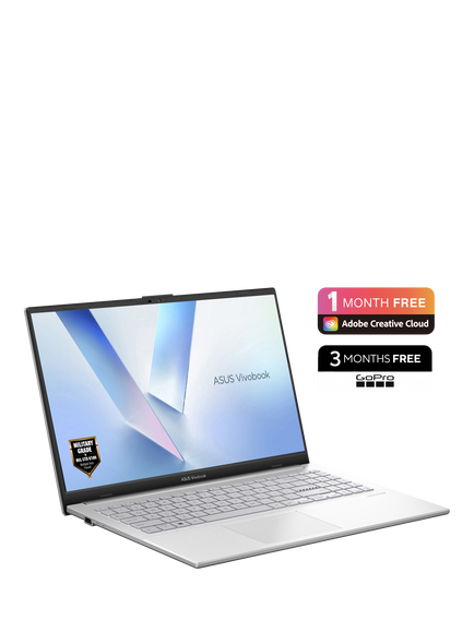 ASUS Vivobook Go 15 Laptop, AMD Ryzen 5 Processor, 16GB RAM, 512GB SSD, 15.6” Full HD, Black - view 2, Black
