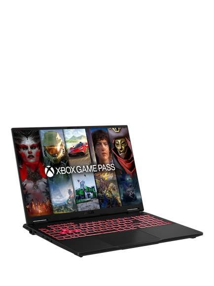 ASUS TUF A16 Gaming Laptop, AMD Ryzen 7 Processor, 16GB RAM, 512GB SSD, RTX 5050, 16" FHD+, Grey, with 2 Months of Xbox Game Pass Premium, Grey - view 2, Grey