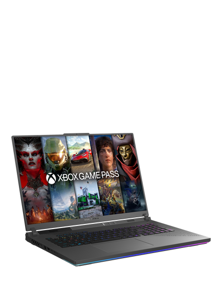 ASUS ROG Strix G18 Gaming Laptop, Intel Core Ultra 9 Processor, 32GB RAM, RTX 5070 Ti, 1TB SSD, 18” 2.5K, with 2 Months of Xbox Game Pass Premium, Grey - view 2, Grey