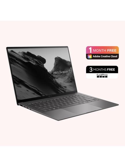 ASUS ZenBook S14 UX5406 Laptop, Intel Core Ultra 9 Processor, 16GB RAM, 1TB SSD, 14” 3K OLED Touchscreen, Grey - view 2, Grey