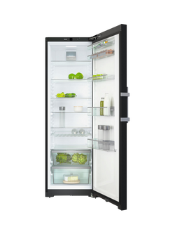 Miele KS4783DD Freestanding Fridge, Black Steel - view 2, Black Steel