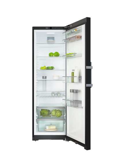 Miele KS4783DD Freestanding Fridge, Black Steel - view 2, Black Steel