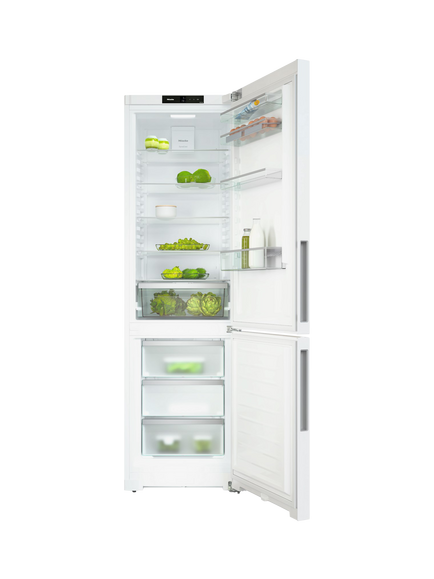 Miele KFN4395CD Freestanding 60/40 Fridge Freezer, White - view 2, White