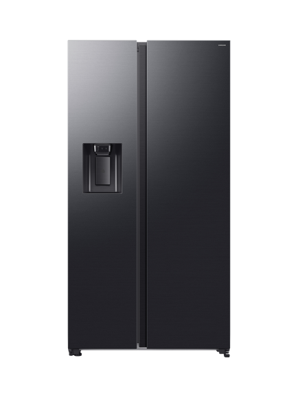 Samsung RS70F66KCFEU Freestanding 65/35 Smart American Fridge Freezer with SpaceMax™, Black, Black
