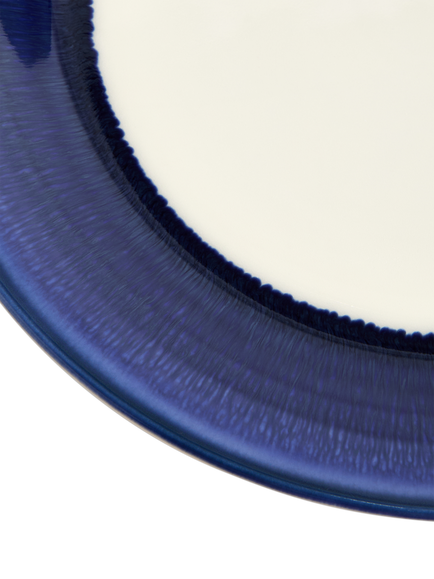 Royal Doulton 1815 Pacific Glaze Porcelain Dinner Plate, 29cm, Blue - view 2, Multi
