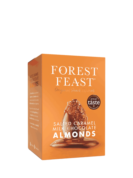 Forest Feast Salted Caramel Chocolate Almonds, 140g, Multi