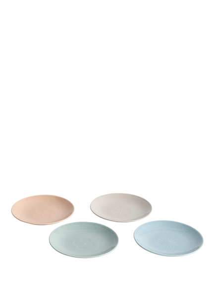 Royal Doulton Lambeth Porcelain Tea Plate, 17cm, Set of 4, Multi - view 2, Multi