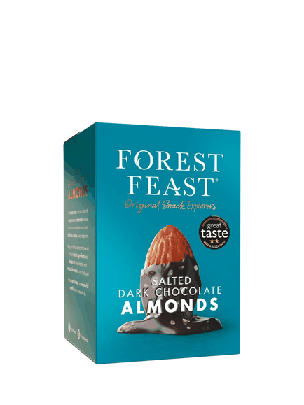 Forest Feast Salted Dark Chocolate Almonds, 140g, Multi