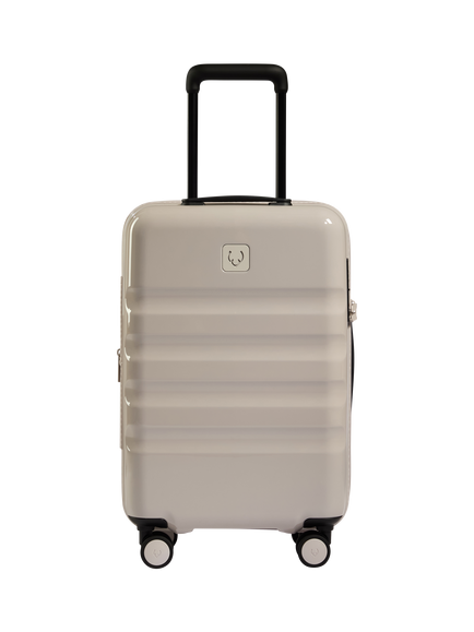 Antler Icon Stripe 55cm Expandable 4-Wheel Suitcase, 46L, Taupe - view 2, Taupe